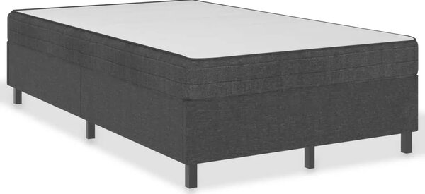Krevet od tkanine s oprugama tamnosivi 120 x 200 cm - 120 x 200 cm 35.5 cm 35.5 cm 120 x 200 cm