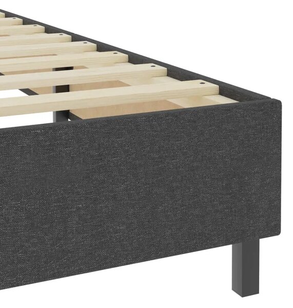 Krevet od tkanine s oprugama tamnosivi 120 x 200 cm - 120 x 200 cm 35.5 cm 35.5 cm 120 x 200 cm