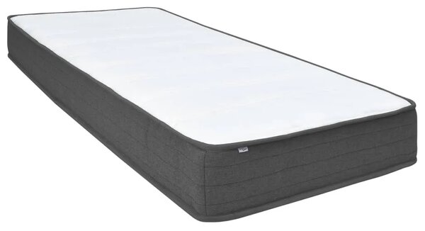 Krevet od tkanine s oprugama tamnosivi 120 x 200 cm - 120 x 200 cm 35.5 cm 35.5 cm 120 x 200 cm