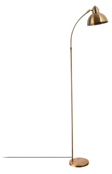 Mjedena stojeća svjetiljka s metalnim sjenilom (visina 162 cm) Marzeo – Opviq lights
