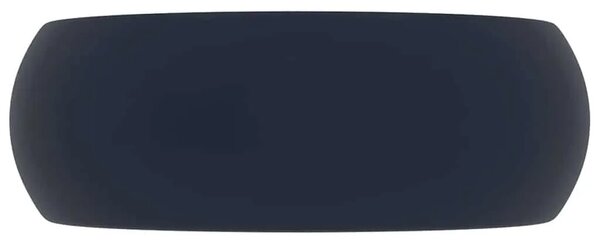 Luksuzni okrugli Lavabo - Umivaonik mat tamnoplavi 40 x 15 cm keramički - mat tamnoplava Mat tamnoplava
