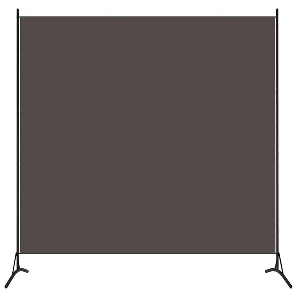 Paravan - Sobna pregrada antracit 175 x 180 cm od tkanine - Antracit 175 x 180 cm 1 1