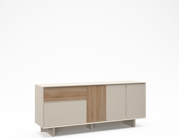 Bež/u prirodnoj boji komoda u dekoru hrasta 180x76x45 cm Carpi – Marckeric