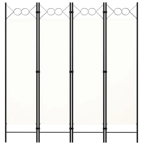 Paravan - Sobna pregrada s 4 panela bijela 160 x 180 cm - Bijela 4 1 Bijela