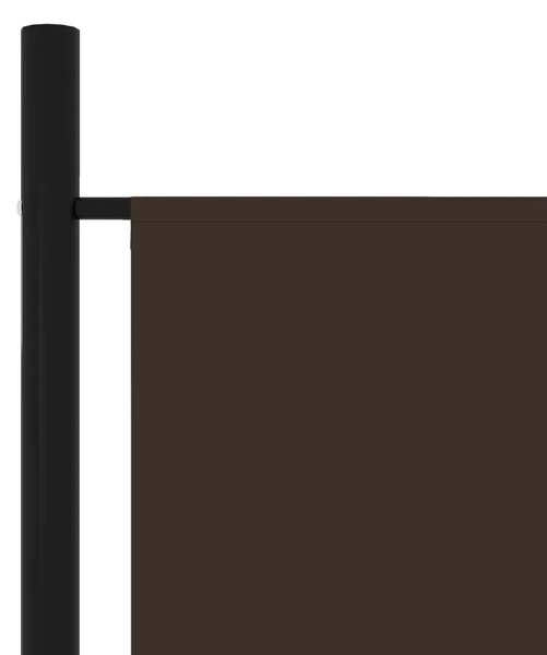 Paravan - Sobna pregrada s 5 panela smeđa 250 x 180 cm - Smeđa 5 1 Smeđa