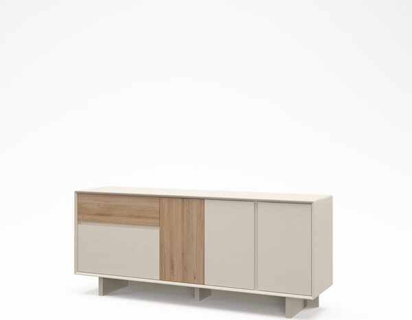 Bež/u prirodnoj boji komoda u dekoru hrasta 180x76x45 cm Carpi – Marckeric