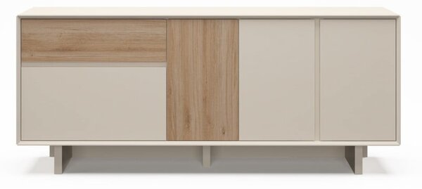 Bež/u prirodnoj boji komoda u dekoru hrasta 180x76x45 cm Carpi – Marckeric