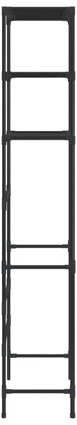 Stalak za pohranu iznad perilice 3 razine crni 69 x 28 x 169 cm - Crna 69 x 28 x 169 cm Crna 69 x 28 x 169 cm