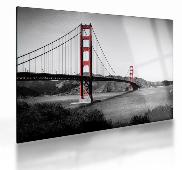 Staklena slika mosta (70x50 cm)
