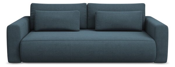 Plava sklopiva/s prostorom za odlaganje sofa 238 cm Kapua – Makamii