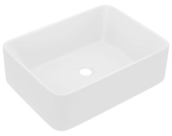 Luksuzni Lavabo - Umivaonik mat bijeli 41 x 30 x 12 cm keramički - mat bijela Mat bijela