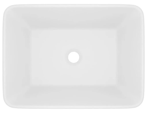 Luksuzni Lavabo - Umivaonik mat bijeli 41 x 30 x 12 cm keramički - mat bijela Mat bijela