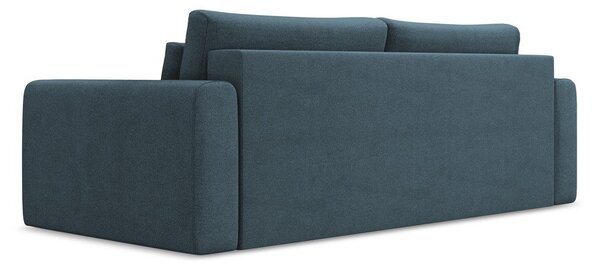Plava sklopiva/s prostorom za odlaganje sofa 238 cm Kapua – Makamii
