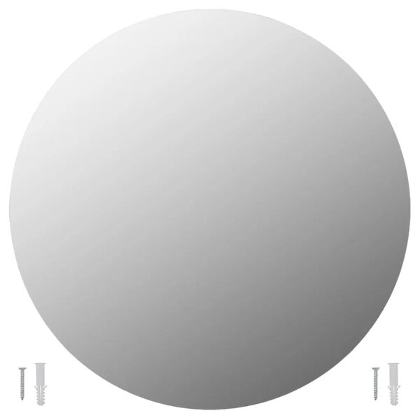 Zidna ogledala 2 kom 70 cm okrugla staklena - Φ 70 cm 2 Φ 70 cm