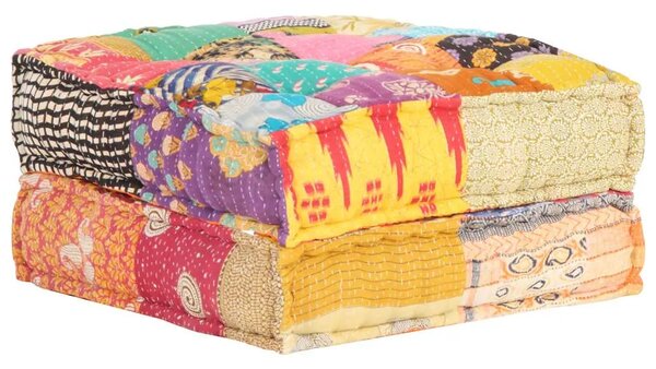 Tabure od tkanine 60 x 70 x 36 cm s patchworkom - Patchwork 1 naslon za noge Patchwork