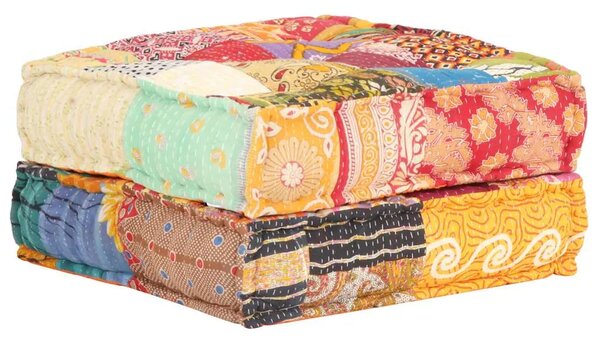 Tabure od tkanine 60 x 70 x 36 cm s patchworkom - Patchwork 1 naslon za noge Patchwork