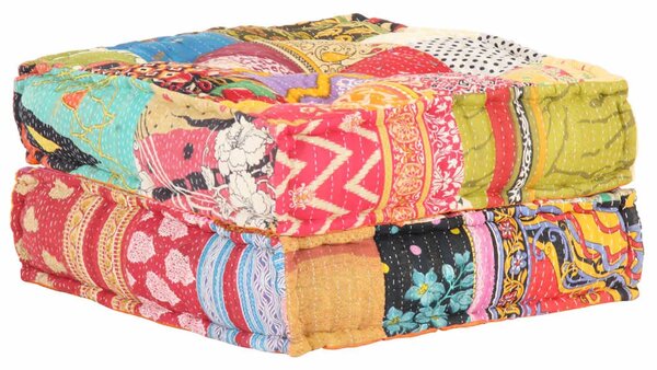 Tabure od tkanine 60 x 70 x 36 cm s patchworkom - Patchwork 1 naslon za noge Patchwork
