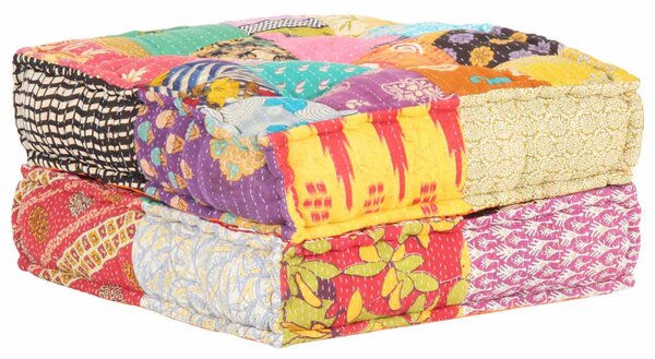 Tabure od tkanine 60 x 70 x 36 cm s patchworkom - Patchwork 1 naslon za noge Patchwork