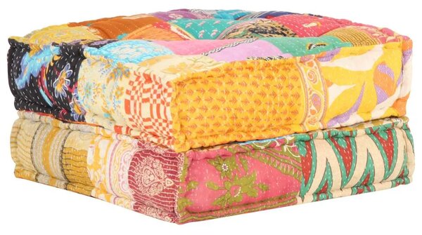 Tabure od tkanine 60 x 70 x 36 cm s patchworkom - Patchwork 1 naslon za noge Patchwork