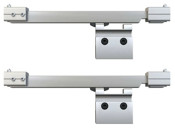 Staklena klizna vrata ESG i aluminija 76 x 205 cm - 76 x 205 cm 1 S mekim zaustavljanjem 76 x 205 cm