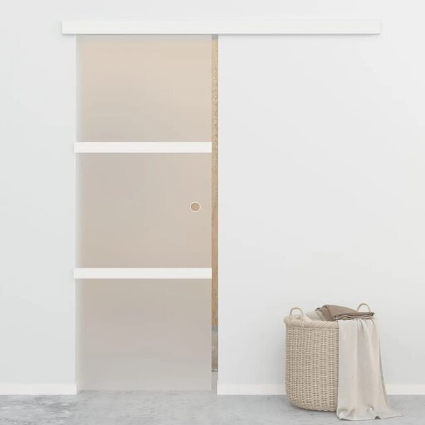 Staklena klizna vrata ESG i aluminija 76 x 205 cm - 76 x 205 cm 1 S mekim zaustavljanjem 76 x 205 cm