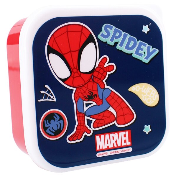 Disney Spidey Fresh Bites set posudica za grickalice - plavi, 3-dijelni