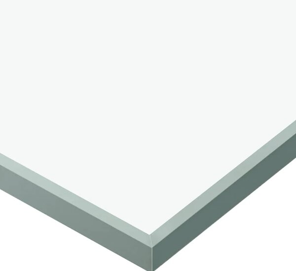 Staklena klizna vrata ESG i aluminija 90 x 205 cm srebrna - 90 x 205 cm 1 Bez mekog zaustavljanja 90 x 205 cm