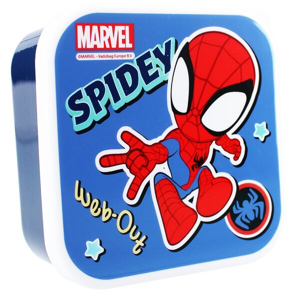 Disney Spidey Fresh Bites set posudica za grickalice - plavi, 3-dijelni