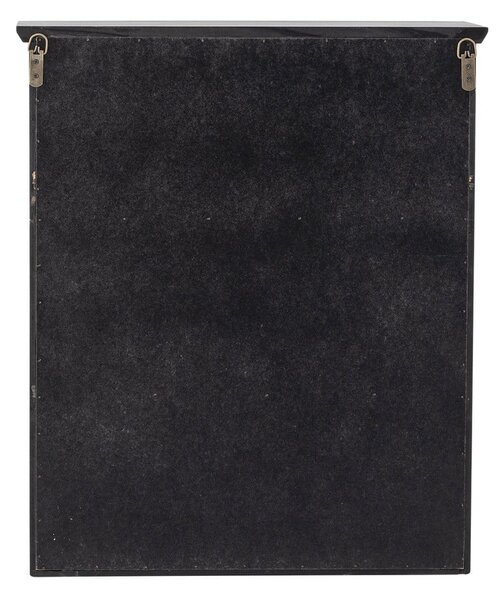 Crna viseća vitrina od masivne jele 51,5x66,5x22,5 cm Hazem – Bloomingville