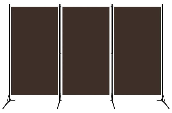 Paravan - Sobna pregrada s 3 panela smeđa 260 x 180 cm - Smeđa 260 x 180 cm 1 1