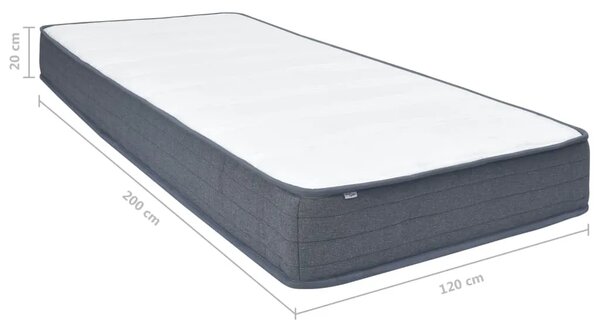 Madrac s oprugama za krevet srednje tvrdoće 200 x 120 x 20 cm - 120 x 200 cm 1 120 x 200 cm