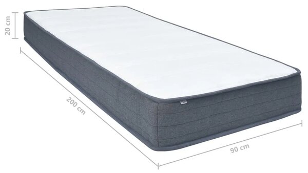 Madrac s oprugama za krevet srednje tvrdoće 200 x 90 x 20 cm - 90 x 200 cm 1 90 x 200 cm