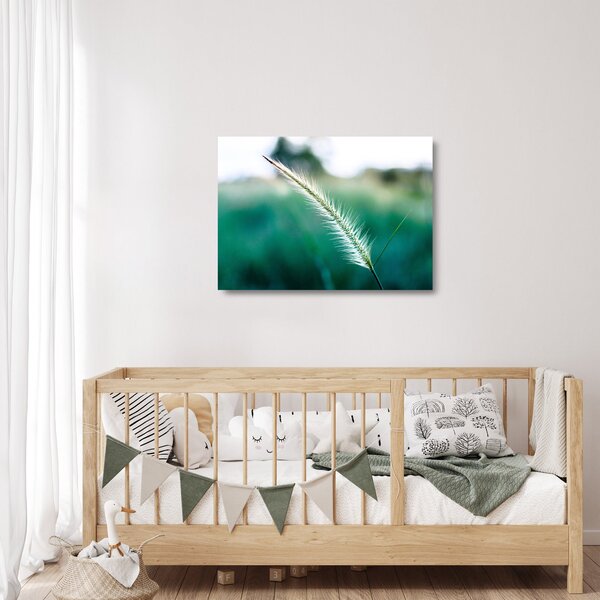 Staklena slika vlati trave (70x50 cm)
