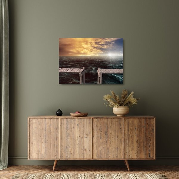Staklena slika mora (70x50 cm)