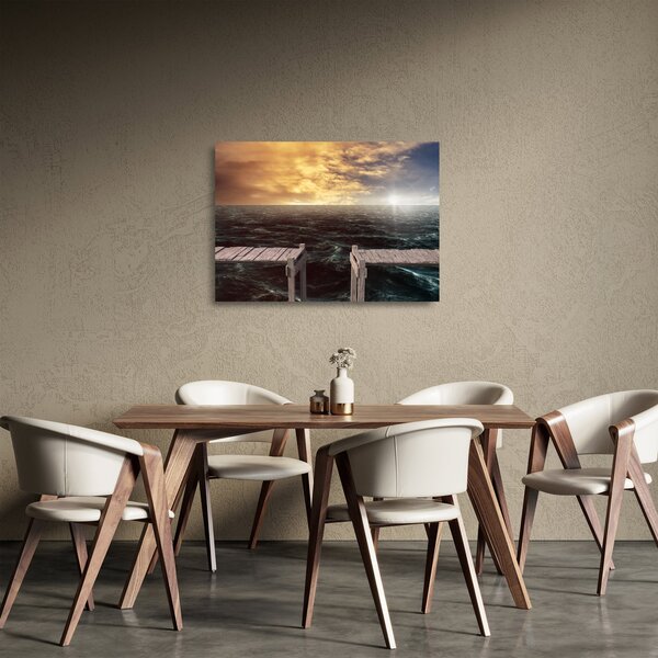 Staklena slika mora (70x50 cm)