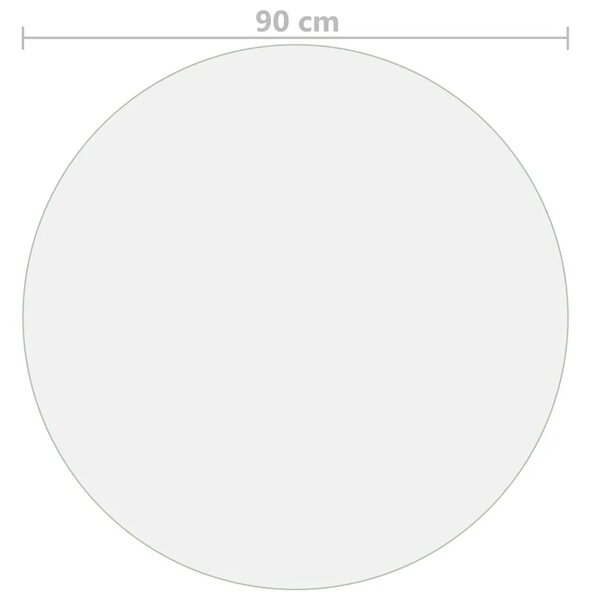Zaštita za stol prozirna Ø 90 cm 1 6 mm PVC - Transparentan 90 cm 1 Transparentan