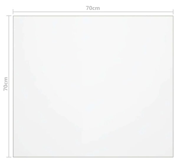 Zaštita za stol mat 70x70 cm 1 6 mm PVC - Mat 70 x 70 cm 1 Mat