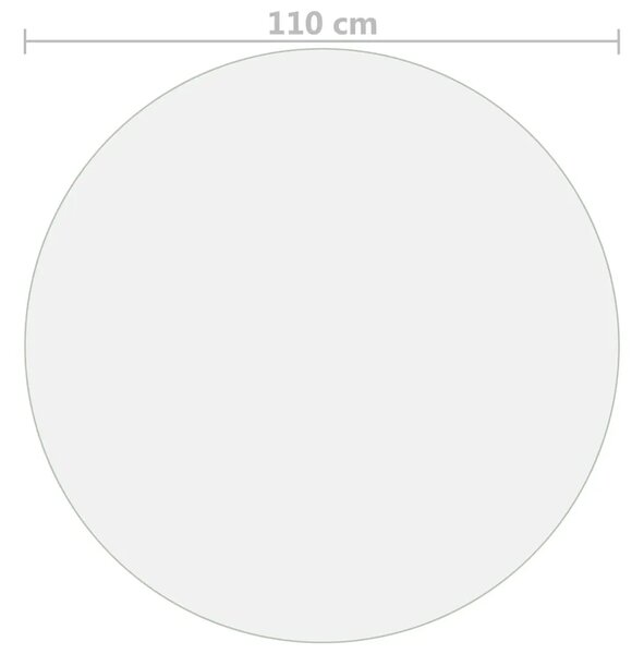 Zaštita za stol mat Ø 110 cm 1 6 mm PVC - Mat 110 cm 1 Mat