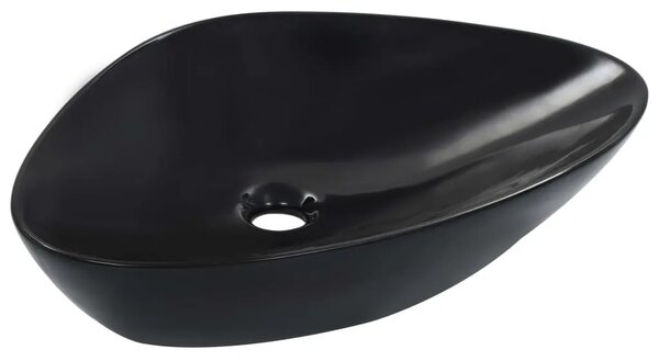 Lavabo - Umivaonik 58 5 x 39 x 14 cm keramički crni - Crna Crna