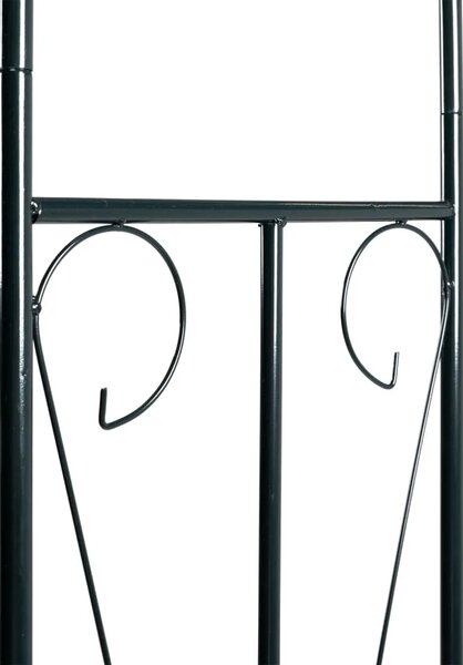 Vrtni luk tamnozeleni 142 x 37 x 275 cm željezni