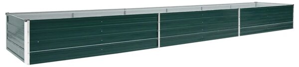 Povišena gredica - Vrtna gredica od pocinčanog čelika 480x80x45 cm zelena - Zelena 480 x 80 x 45 cm 1 480 x 80 x 45 cm