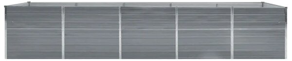 Povišena gredica - Vrtna gredica od pocinčanog čelika 400x80x45 cm siva - Siva 400 x 80 x 45 cm 1 400 x 80 x 45 cm
