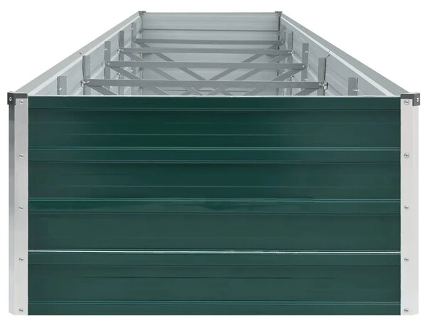 Povišena gredica - Vrtna gredica od pocinčanog čelika 480x80x45 cm zelena - Zelena 480 x 80 x 45 cm 1 480 x 80 x 45 cm