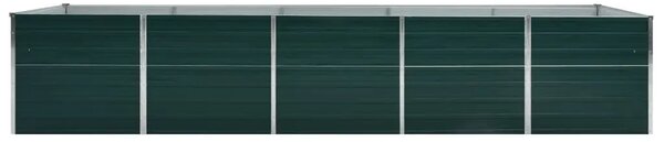 Povišena gredica - Vrtna gredica od pocinčanog čelika 400x80x45 cm zelena - Zelena 400 x 80 x 45 cm 1 400 x 80 x 45 cm