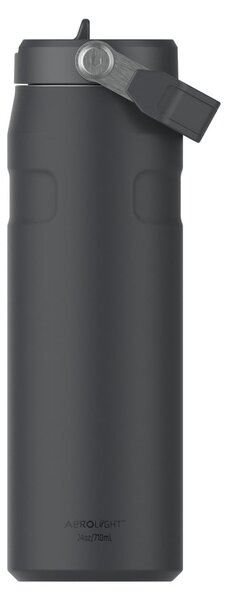 Crna termosica od nehrđajućeg čelika 700 ml IceFlow™ Flip Straw 2.0 Tumbler Black – Stanley