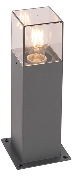 Moderna vanjska podna svjetiljka 30 cm tamno siva IP44 - Denmark