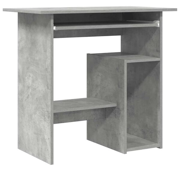 Radni stol siva boja betona 80 x 45 x 74 cm konstruirano drvo - Beton siva Beton siva