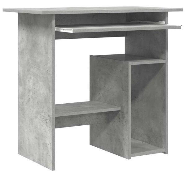 Radni stol siva boja betona 80 x 45 x 74 cm konstruirano drvo - Beton siva Beton siva