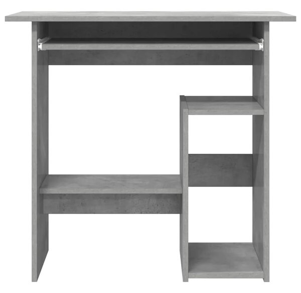 Radni stol siva boja betona 80 x 45 x 74 cm konstruirano drvo - Beton siva Beton siva