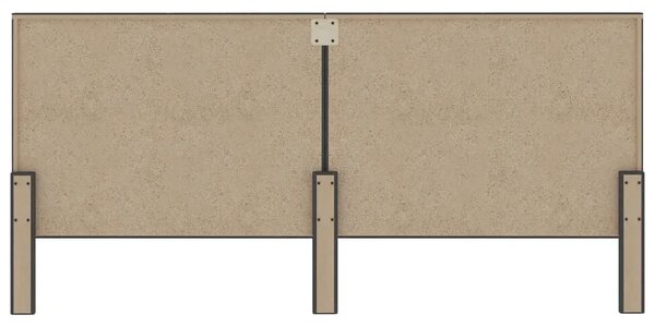 Uzglavlje od tkanine tamnosivo 200 x 200 cm - 200 x 200 cm 1 Dizajn s kvadratima 200 x 200 cm